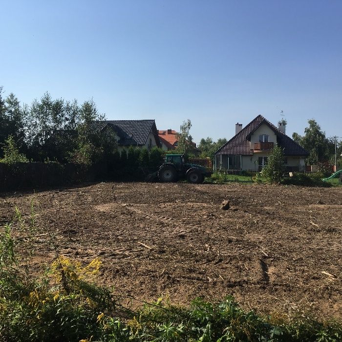 Karczowanie czyszczenie i rekultywacja działek mulczer leśnym, wycinka