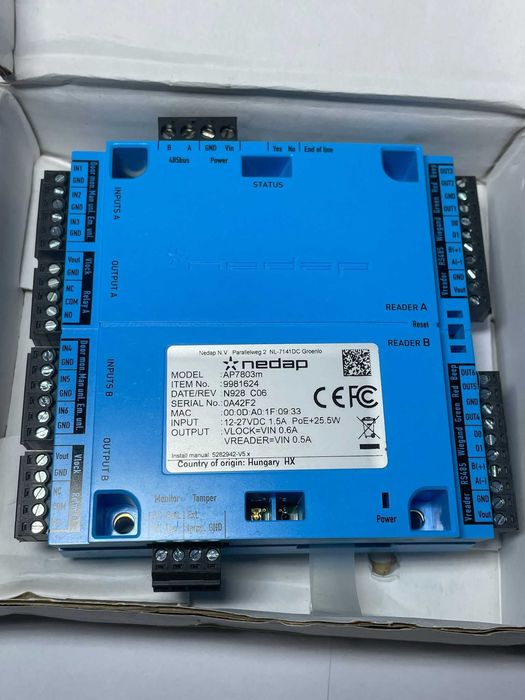 Kontroler drzwi NEDAP AEOS Blue AP7803m – NOWY / Oryginalny