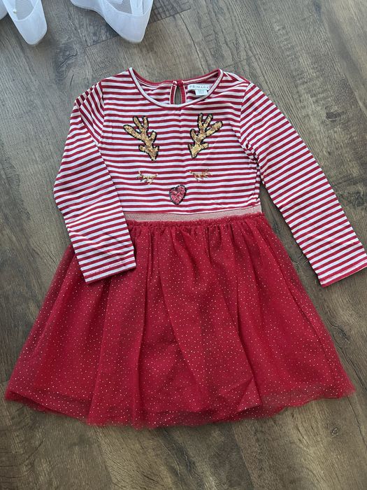 Новорічна сукня оленятко на 4-5 років 110 см