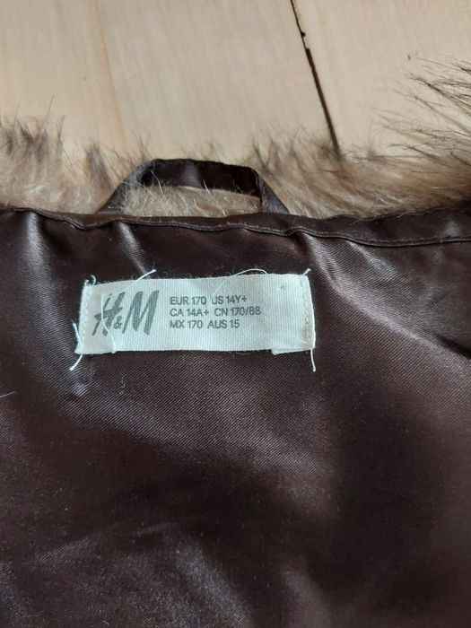 Futrzana kamizelka H&M dla dziewczynki