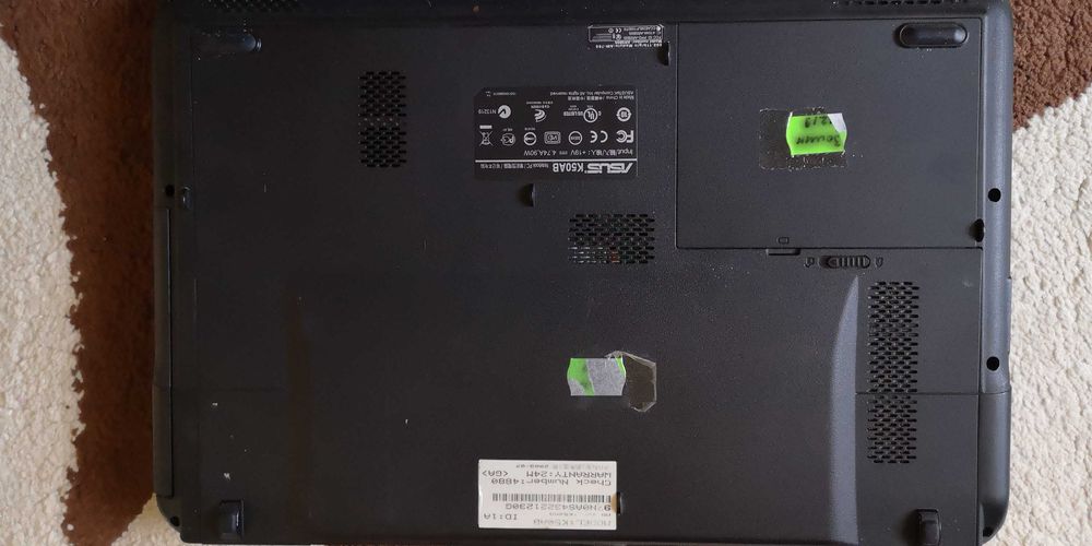 Ноутбук ASUS X54H; K50AB на запчастини або лотом