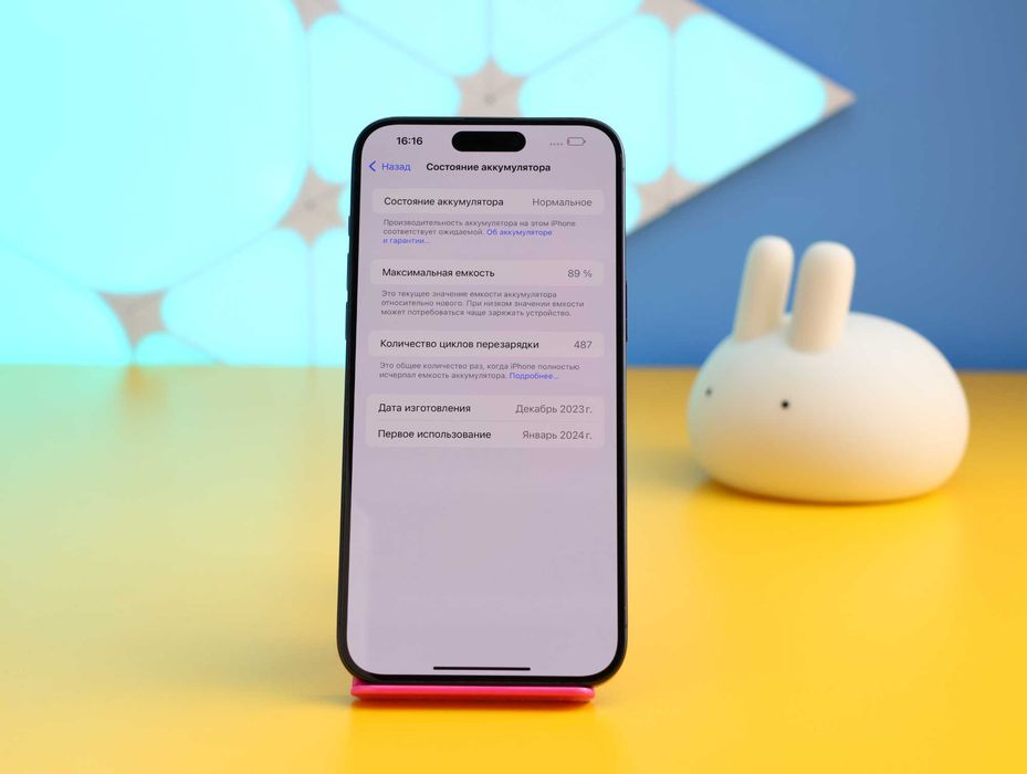 Смартфон Apple iPhone 15 Pro Max 256GB Blue (152515) Б/У З ГАРАНТІЄЮ