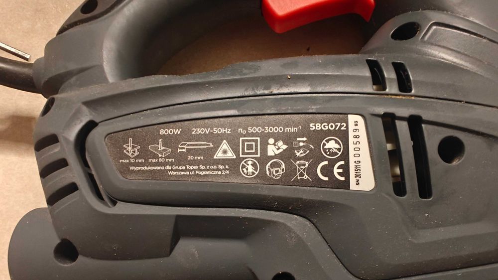 Wyrzynarka Graphite 58G072