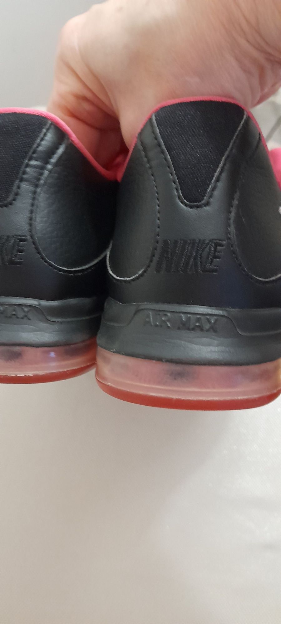 Buty Nike Air Max czarno różowe