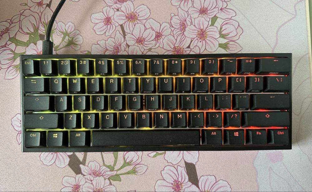 klawiatura mechaniczna gamingowa Ducky One 2 Mini Cherry MX Black