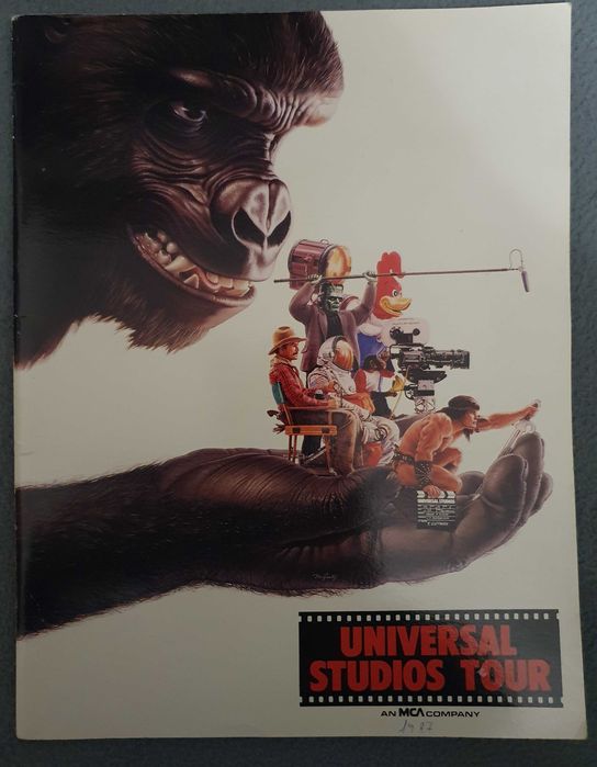 Belíssimo Guia Universal Studios Tour Hollywood - 1986/1987