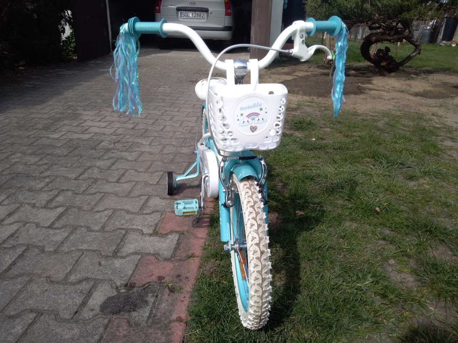 Rowerek dziecięcy dla dziewczynki 4-6 lat, 95-120cm wzrostu