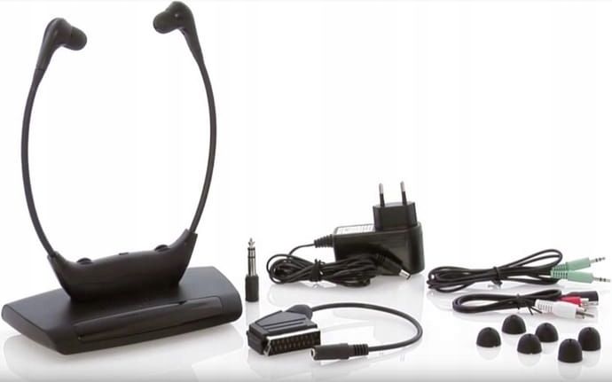 Słuchawki Bezprzewodowe Seniora Hifi Telewizor Wieża Radio Akumulator