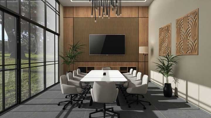 Lamele ścienne akustyczne 275x45 cm na czarnym filcu Dąb Santa