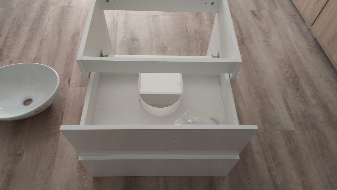 Szafka pod umywalkę wisząca 60x45x46