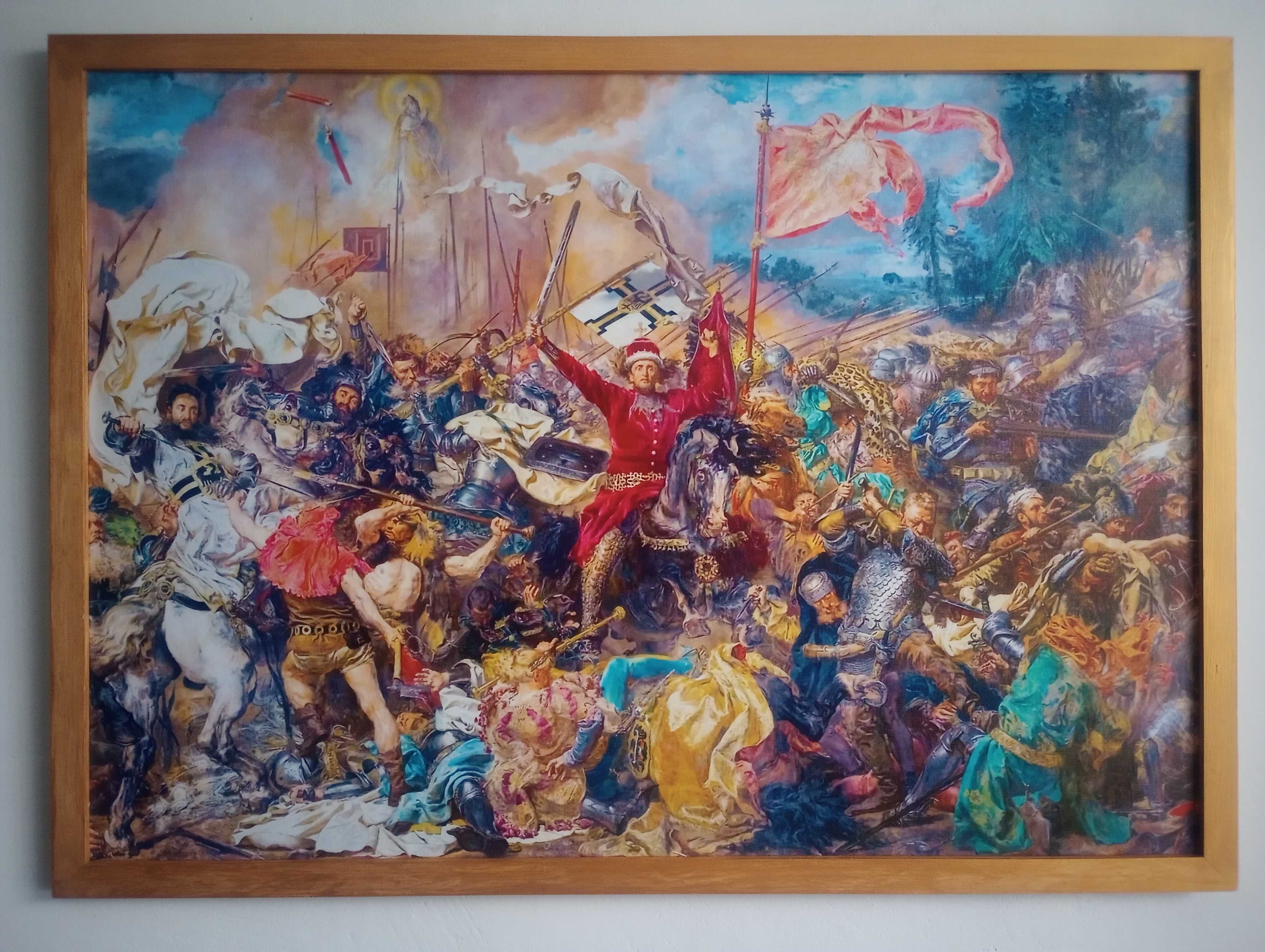Obraz na płótnie -Bitwa pod Grunwaldem, Jana Matejko, 50x70cm