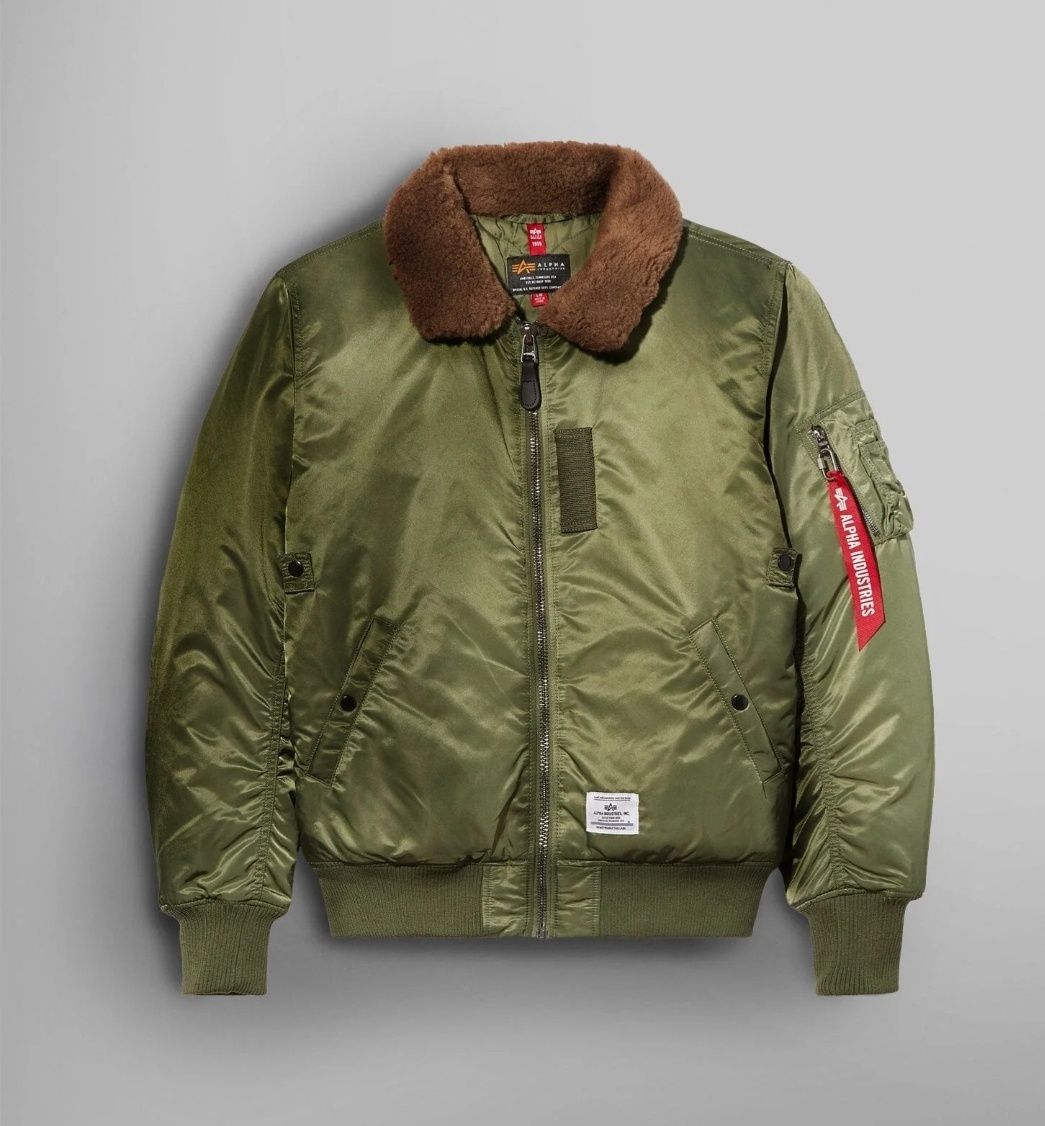 2XL/XL, Alpha Industries B-15 Mod, оригінал, бомбер, куртка,