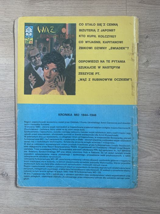 Komiks Kapitan Żbik Nocna Wizyta wyd. II 1980