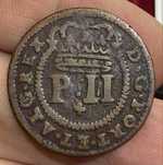 Moeda III Reis D PEDRO II - 1699