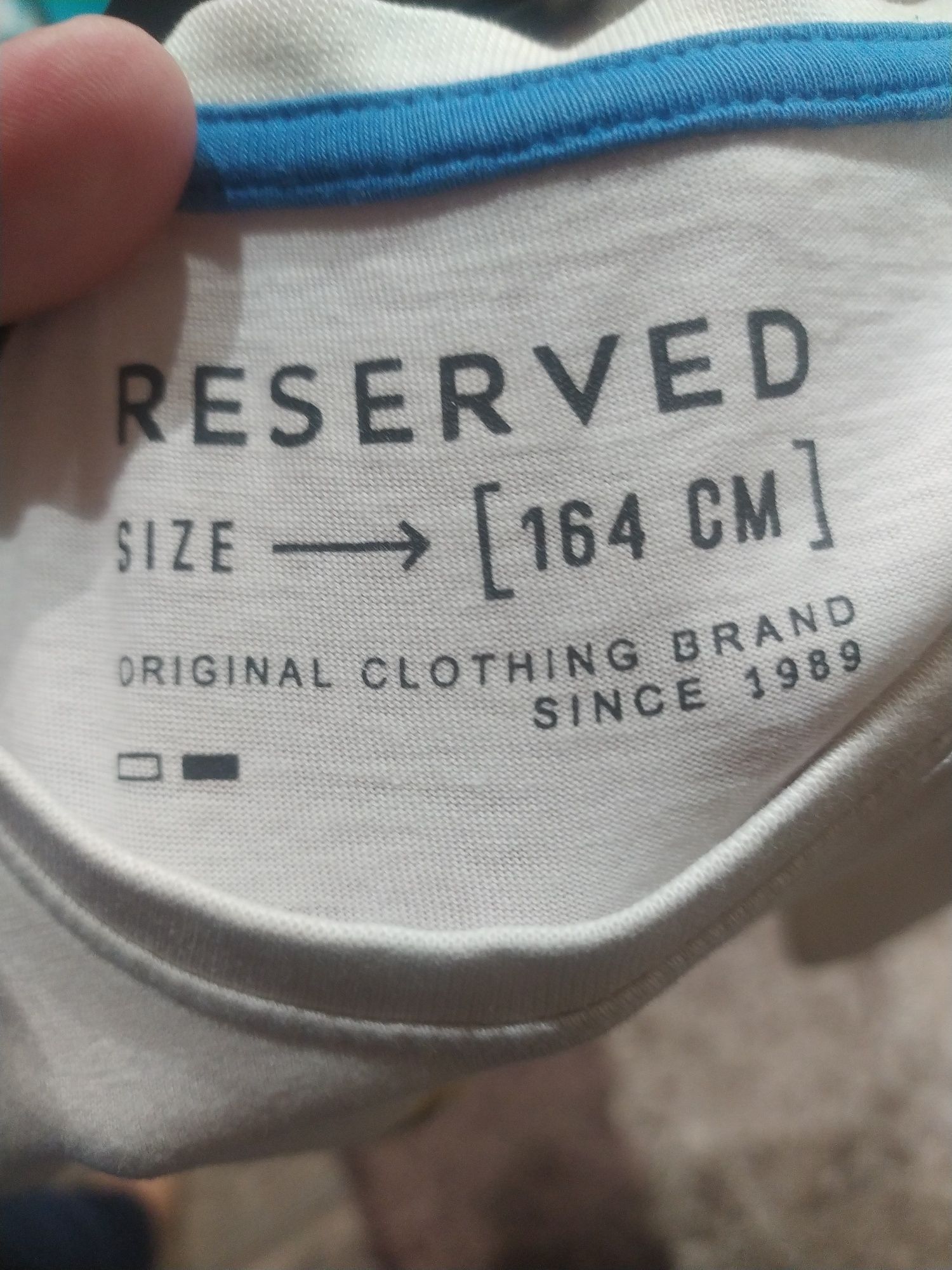 T-shirt koszulka bawełniana z krótkim rękawem 164 Reserved