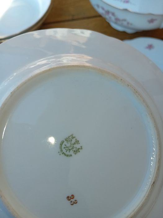 Porcelana trio filiżanka porcelanowa antyczna