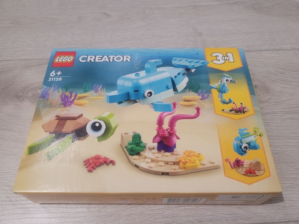 LEGO Creator Delfin i żółw 3w1 - 31128.