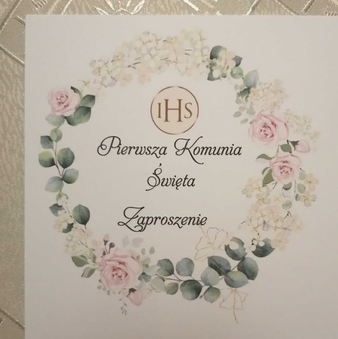 zaproszenia na komunię