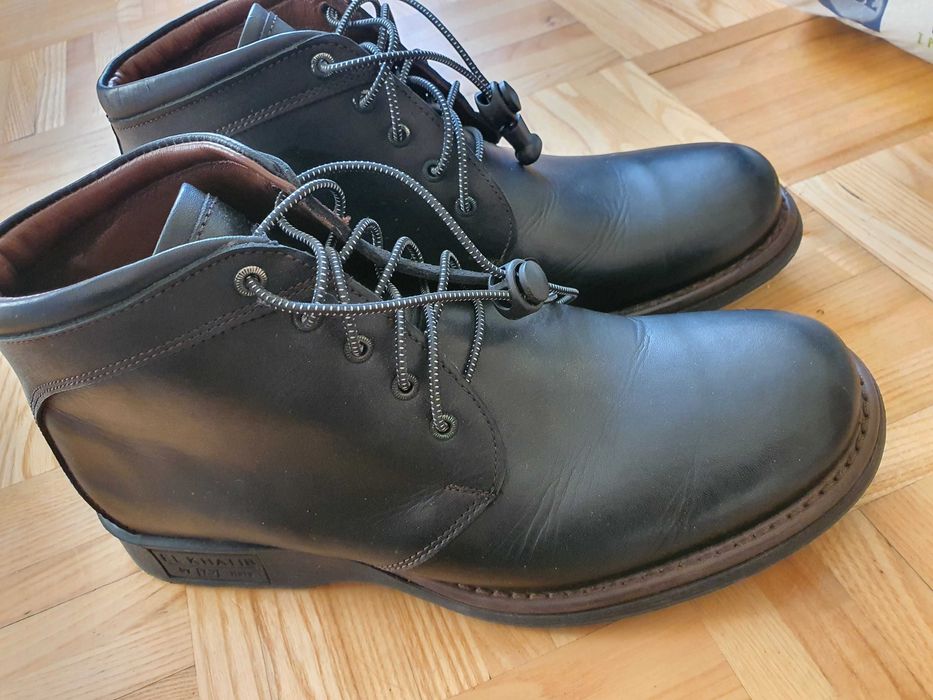 Sprzedam trzewiki męskie skórzane czarne