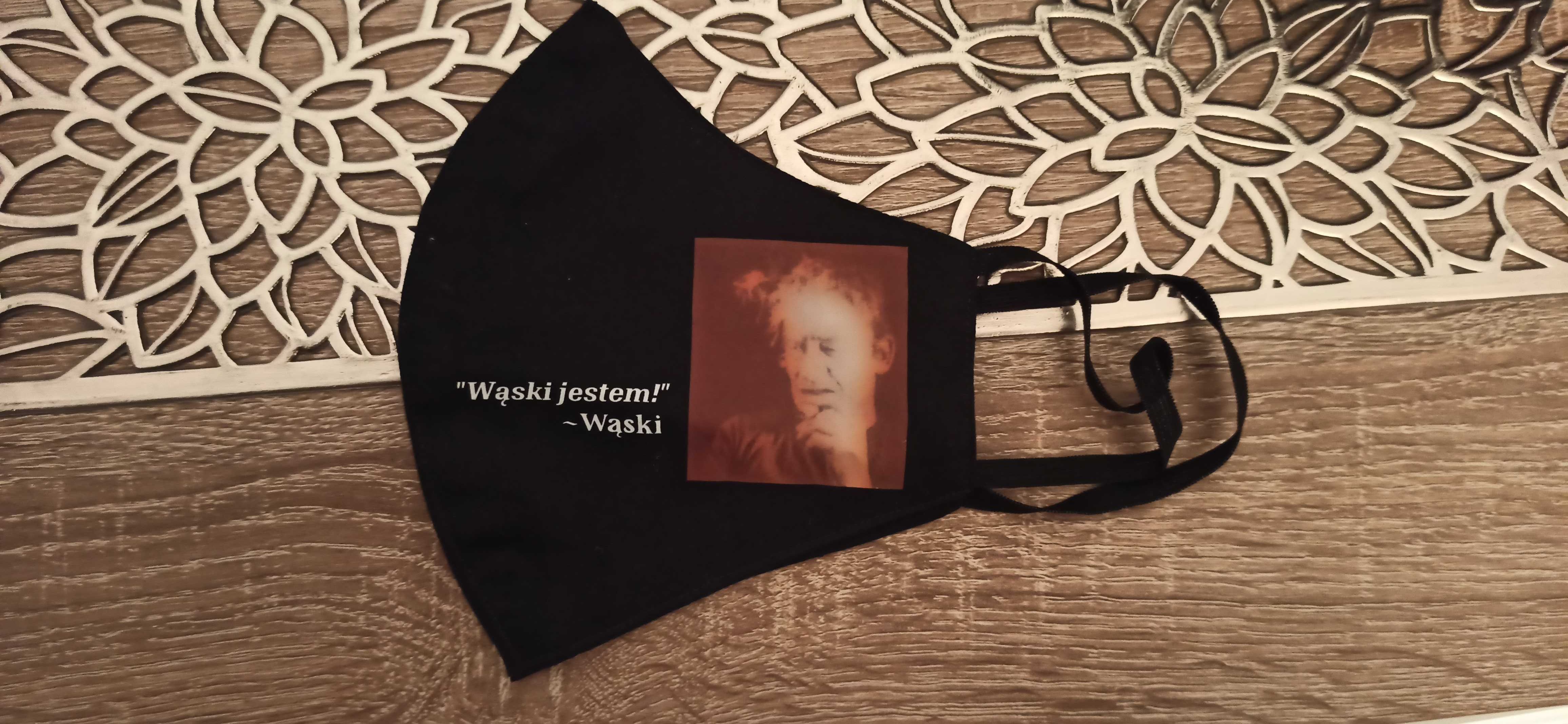Maseczka "Wąski jestem" motyw z filmu Kiler