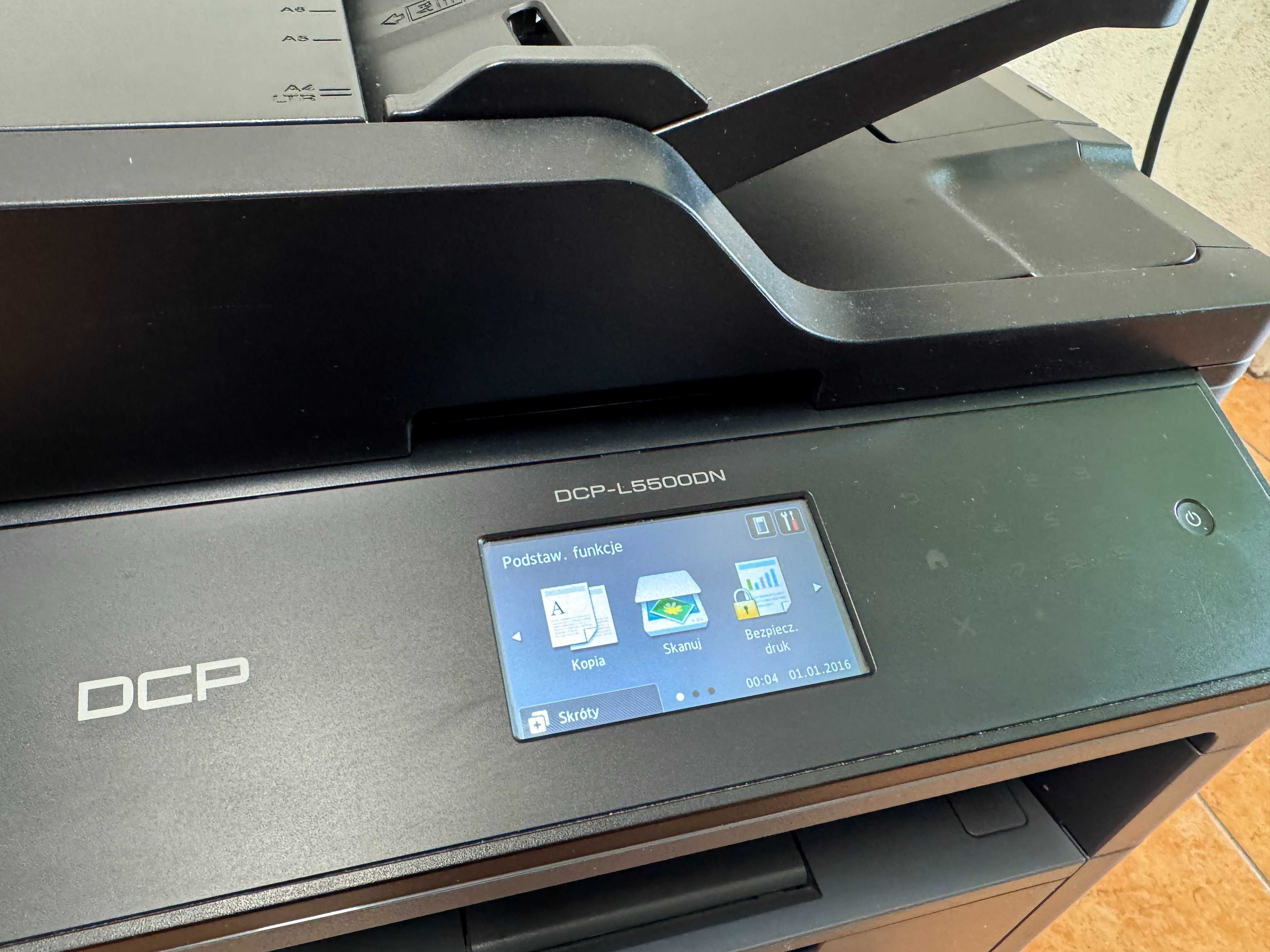 Urządzenie wielofunkcyjne laserowe Brother DCP-L5500DN Jak nowe !