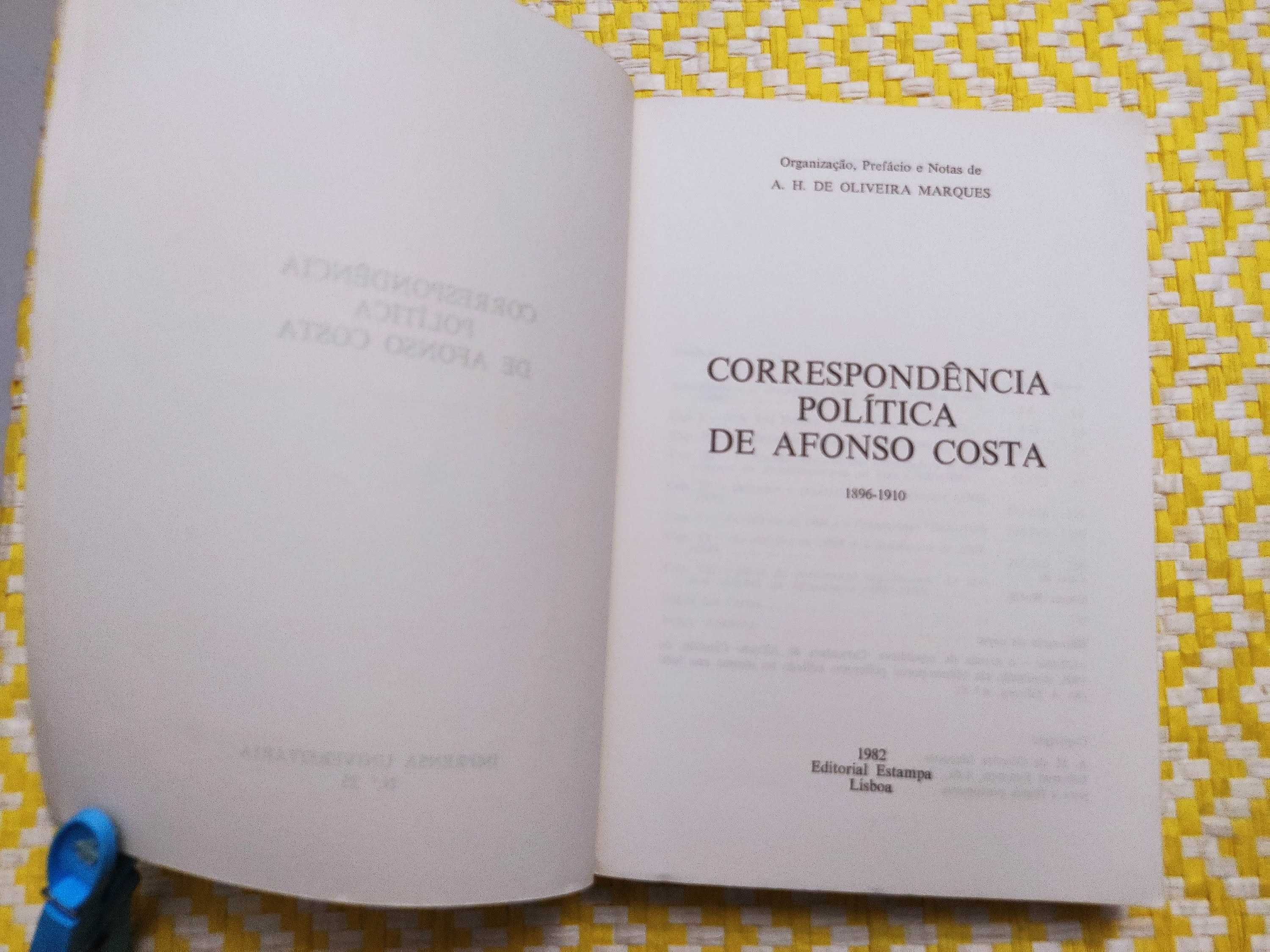 Correspondência política de AFONSO COSTA
de A. H. de Oliveira Marques