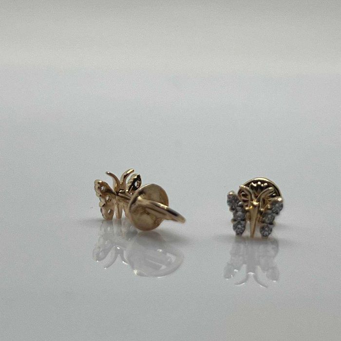 Золоті сережки, вага 1,32 грам Арт. 550