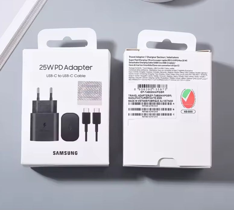 Продам оригінальну швидку зарядку 25W Samsung,виробник В'єтнам.