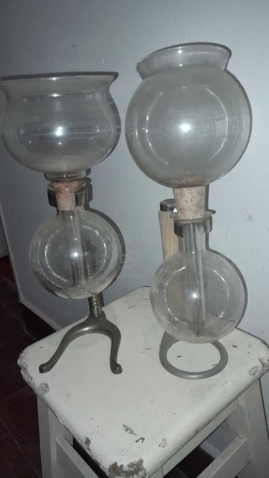 2 balões de café vintage