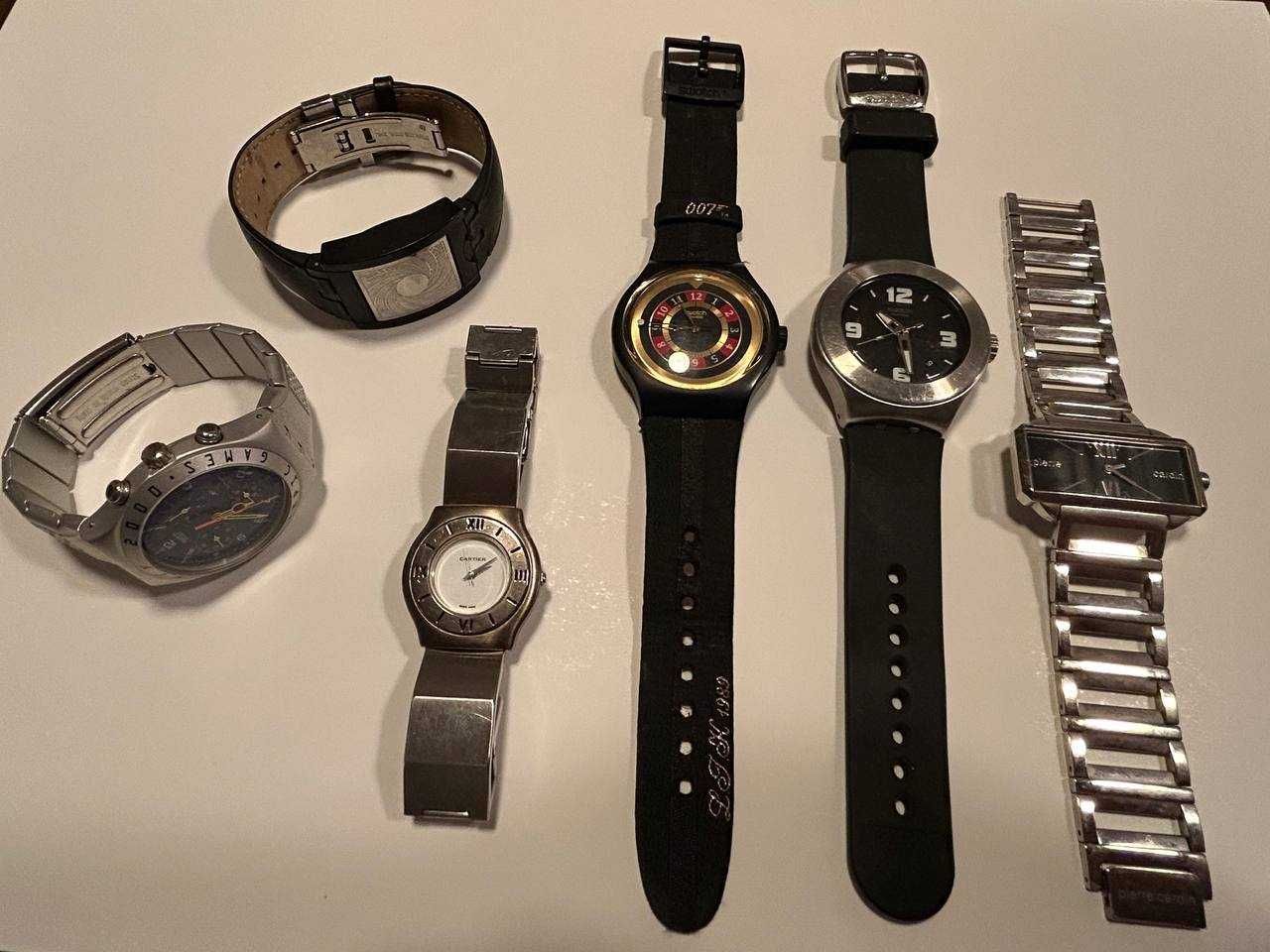 Relógios Swatch, Cartier e Pierre Cardin - Vintage