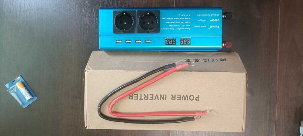 Знижка Інвертор Foval 3 кВт з USB портами