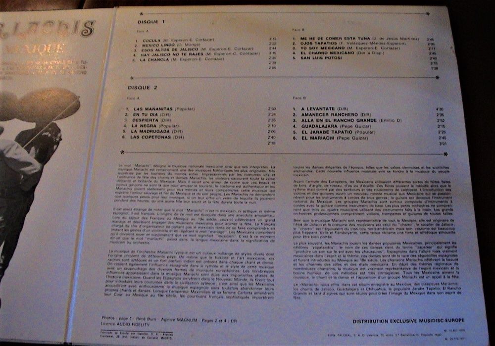 Roberto Carlos-Mariachis-Nino Rosso-O preço é o de cada um dos discos.