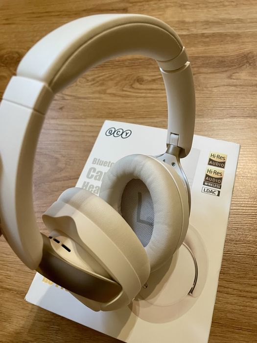 Słuchawki bezprzewodowe QCY H3 Pro ANC Nauszne Bluetooth 5.4 białe