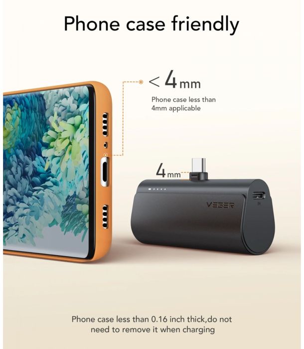 VEGER V0556 - 5000mAh Mini Power Bank