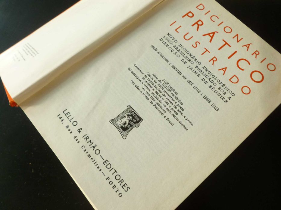 Dicionário Prático Ilustrado Luso - Brasileiro - Lello