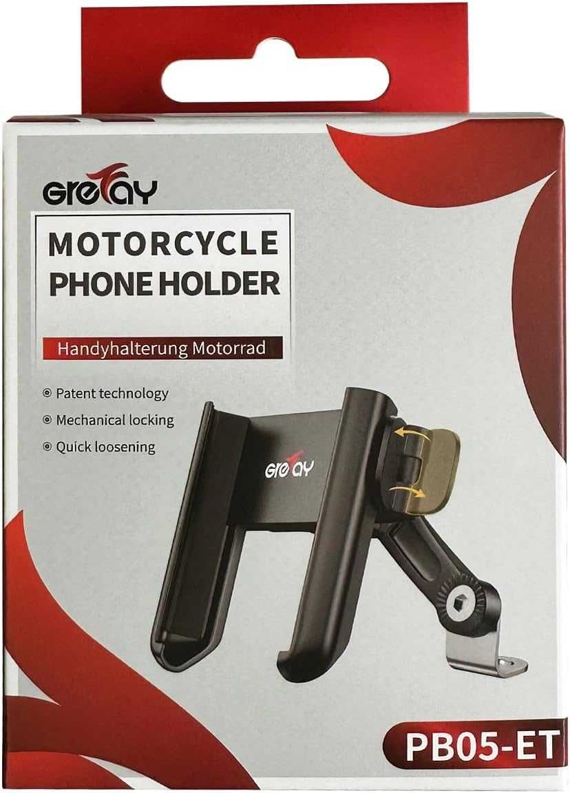 GREFAY PB05-ET uchwyt rowerowy motor na lusterko 3-7" Samsung iPhone