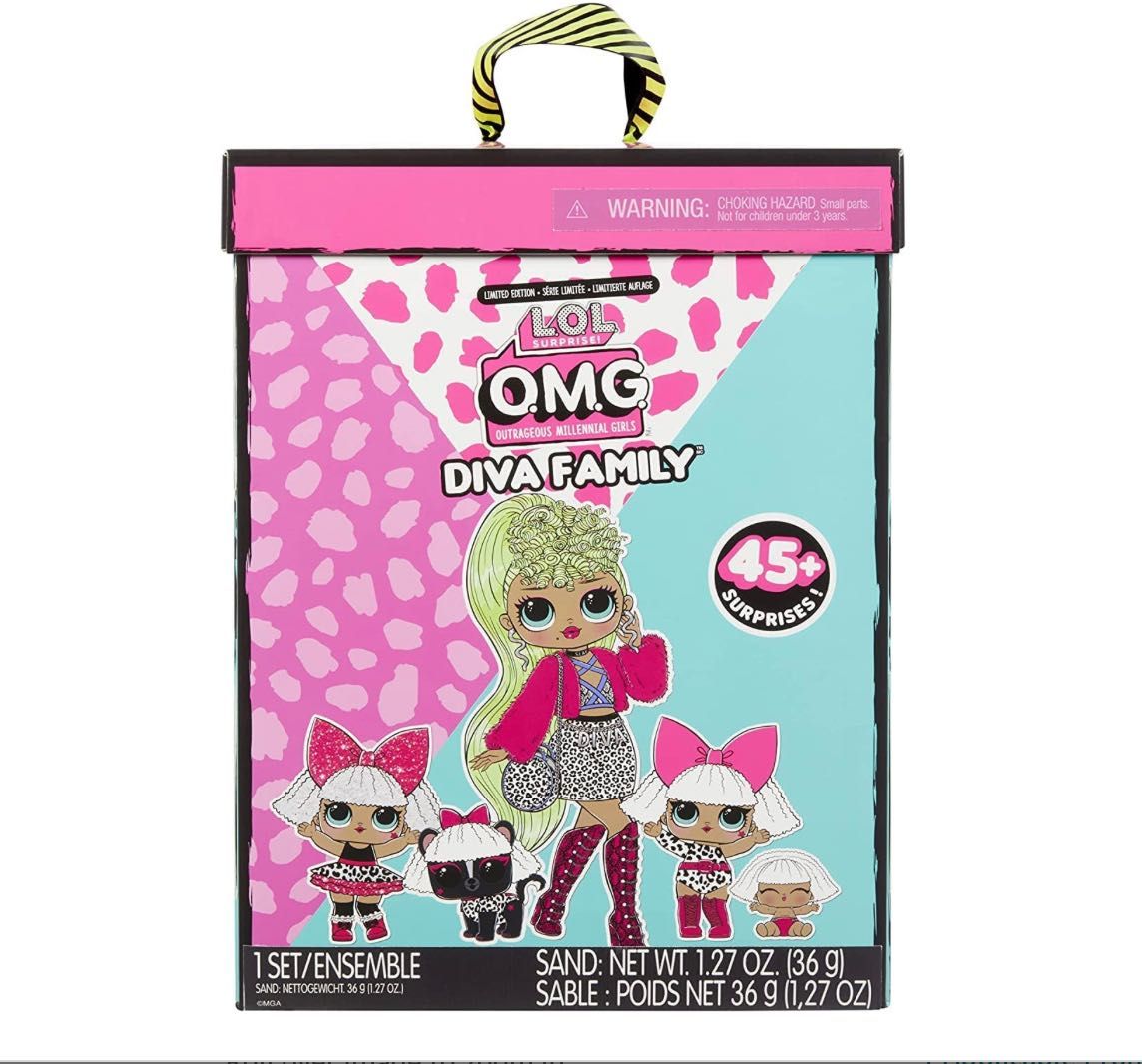 L.O.L. Surprise OMG Diva Family , набор из 5 кукол 45 сюрпризов)