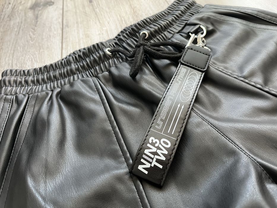 Skórzane spodnie baggy new yorker XS