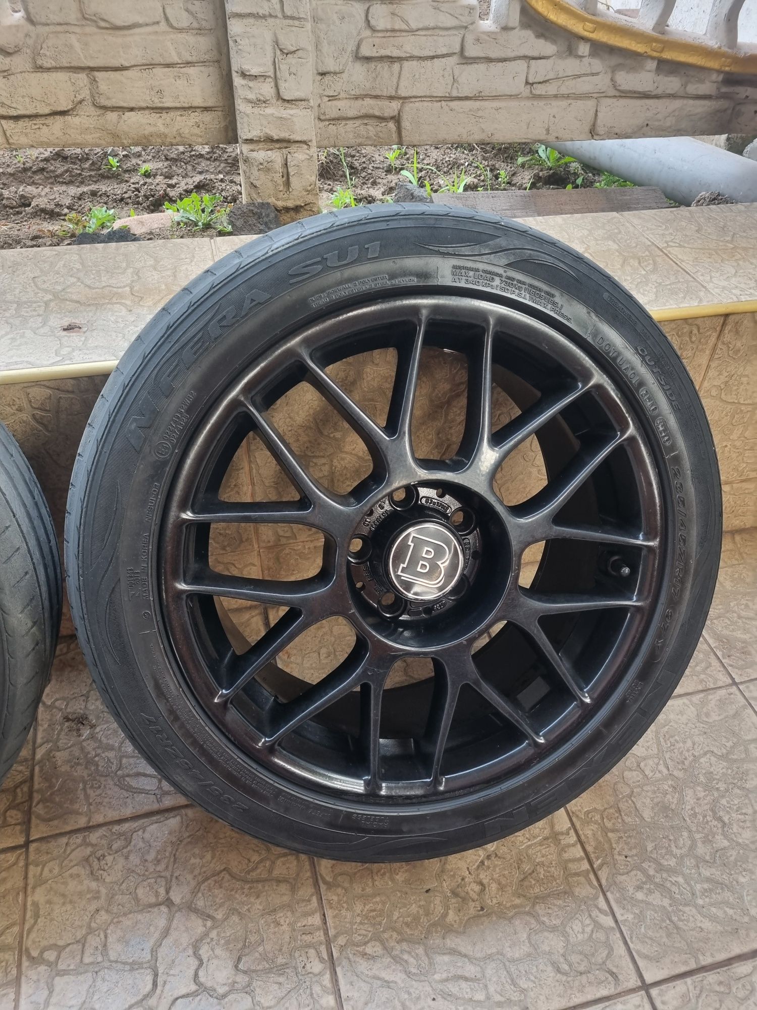 Диски BBS R17 разноширокие оригинал с резиной