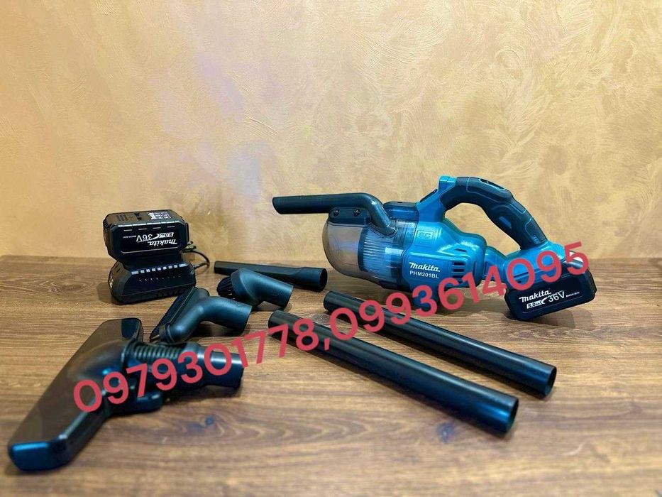 Аккумуляторный пылесос Makita PHM201BL Акумуляторний пилосос 36V-8A