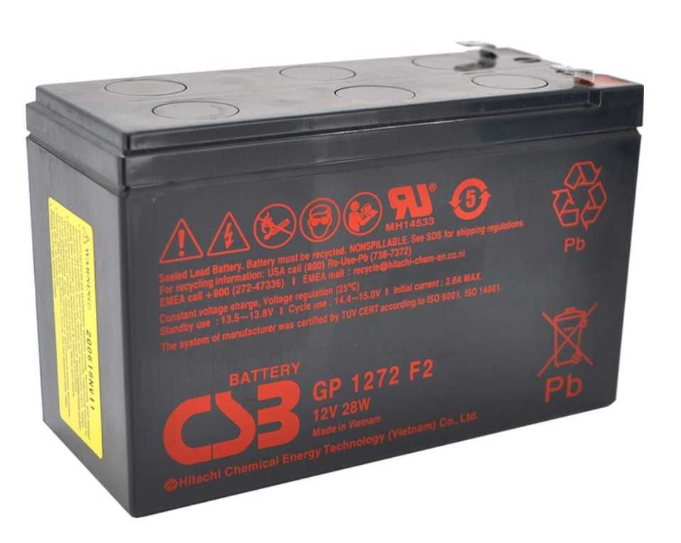 Аккумулятор для ИБП, UPS: CSB (GP 1272 F2) 12V 7 Ah 151х65х100