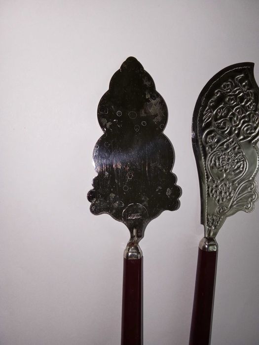 Мельхиор Наборі до торта лопатка ножик СССР радянських аналог срібло