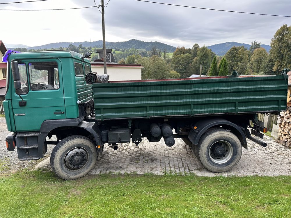 Wywrotka MAN 18-264 napęd 4x4 kiper 3 strony