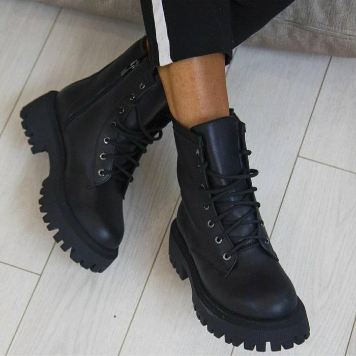 Останній розмір 40! Шкіряні черевики (кожаные ботинки берцы)