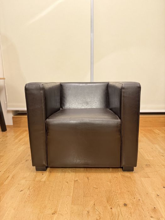 Fotel skórzany cubic