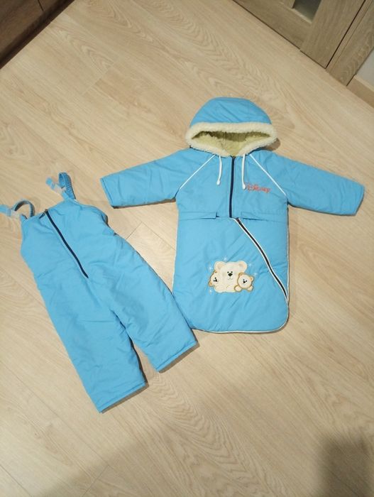 Зимовий дитячий комбінезон-трансформер