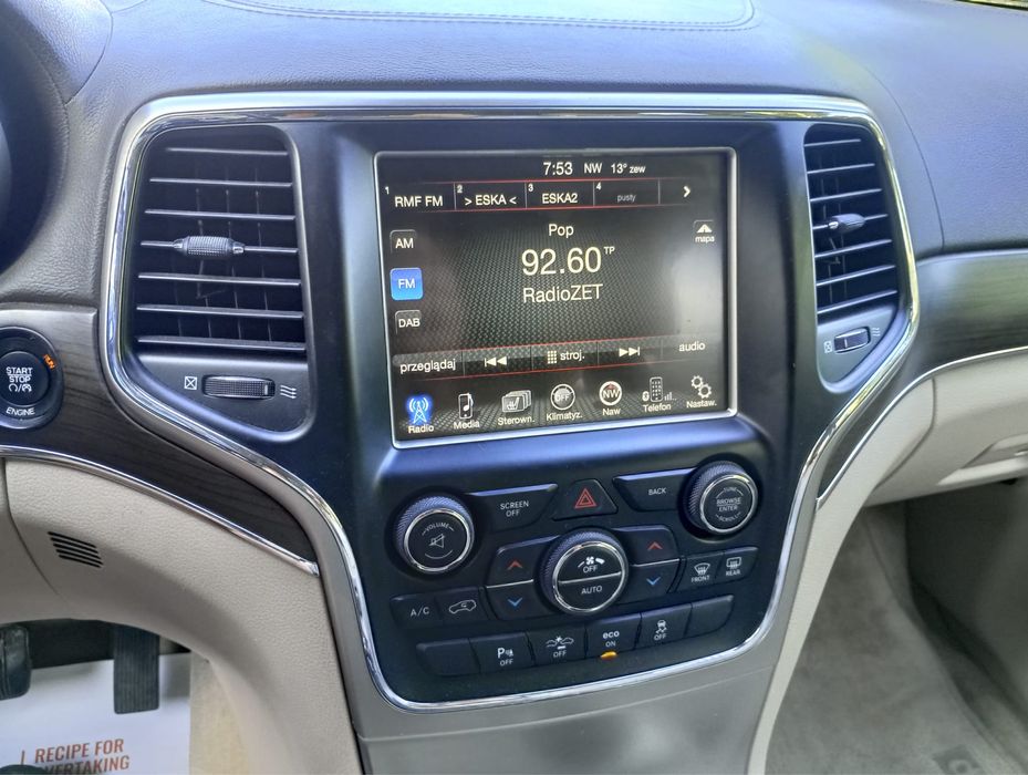 Konwersja multimediów radia lamp Jeep Chrysler Dodge Harman Panasonic