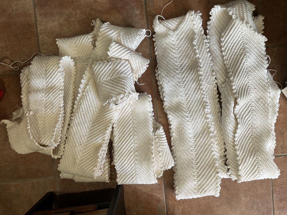 Tiras de renda antigas