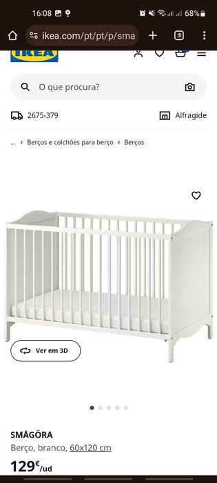 Berços e colchão novos