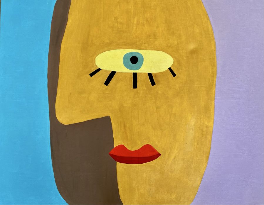 Quadro contemporâneo a óleo 100cmX80cm